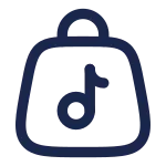 Bag Music 2 SVG Icon